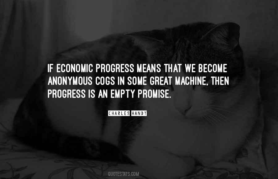 Quotes About Economic Progress #1103630