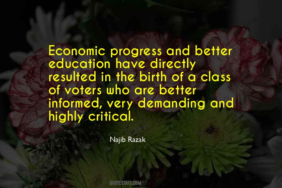 Quotes About Economic Progress #1156927