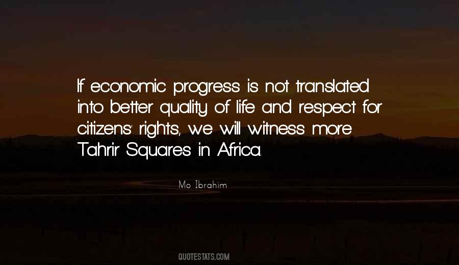 Quotes About Economic Progress #1591416