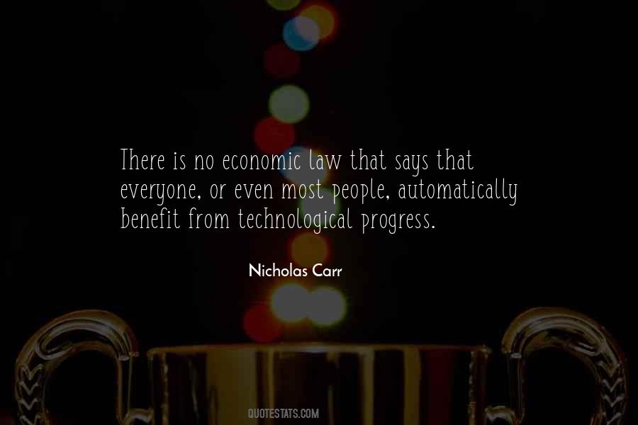 Quotes About Economic Progress #580750