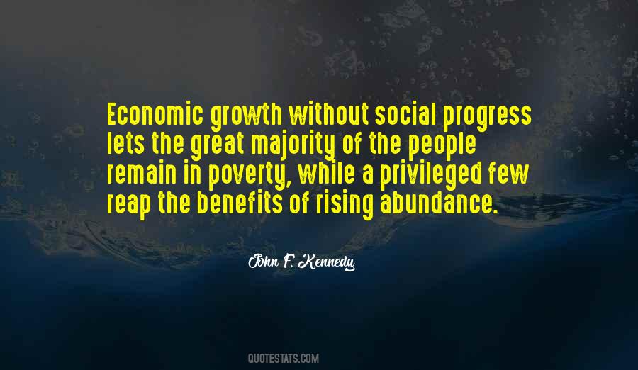 Quotes About Economic Progress #889135