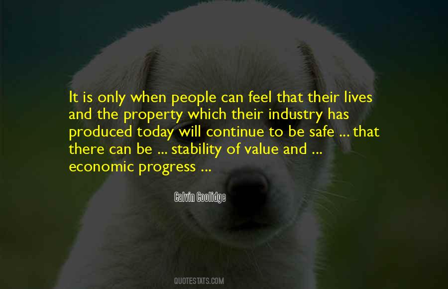 Quotes About Economic Progress #950313