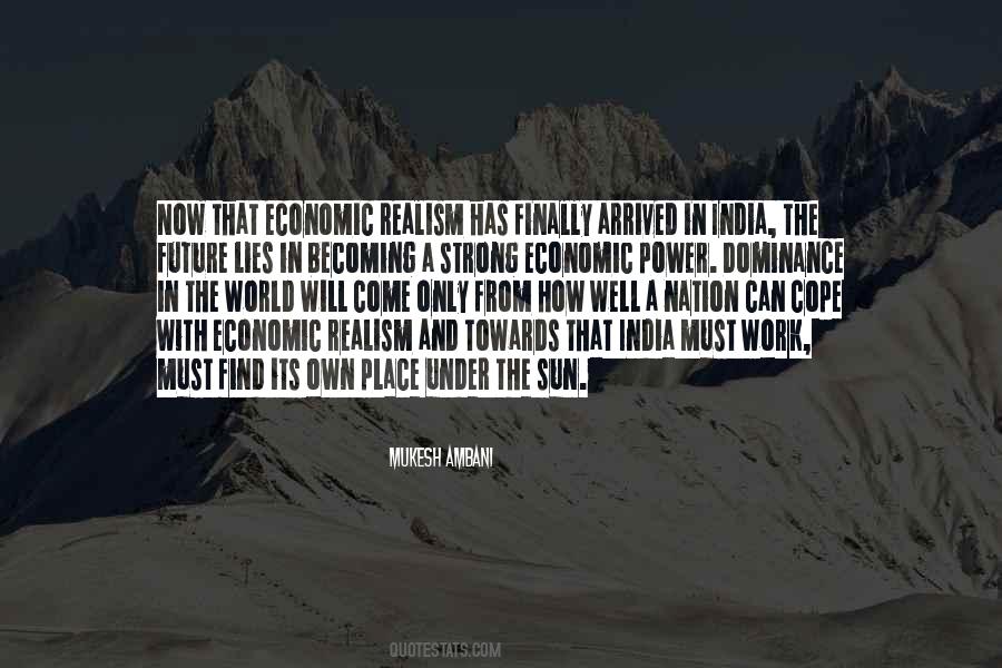 Quotes About Economic Power #1167271