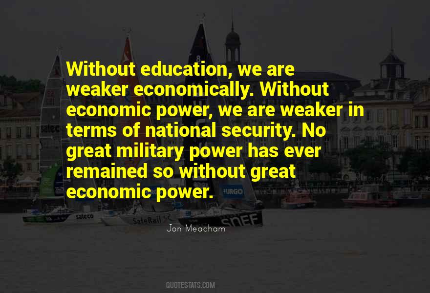 Quotes About Economic Power #732468