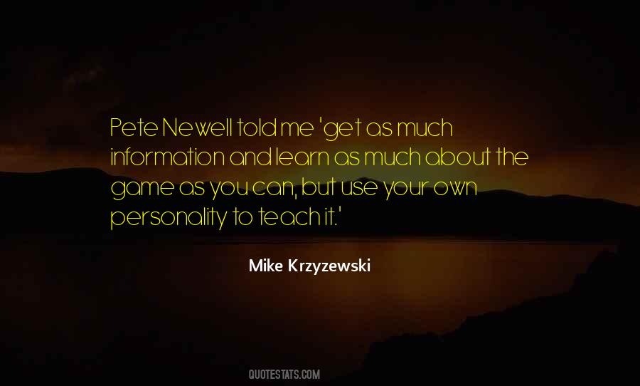 Krzyzewski Quotes #330803