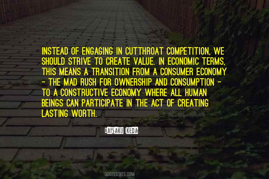 Quotes About Economic Competition #1238789