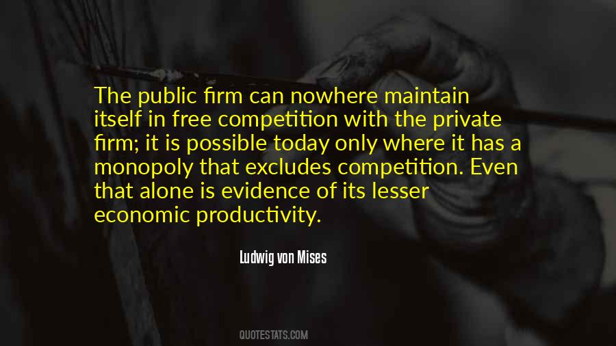 Quotes About Economic Competition #1456797