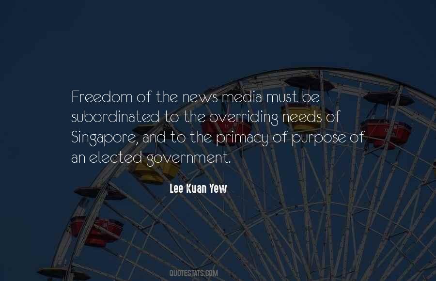 Kuan Yew Quotes #1398067