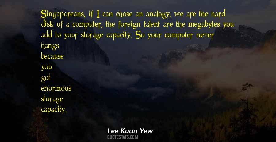 Kuan Yew Quotes #1776506