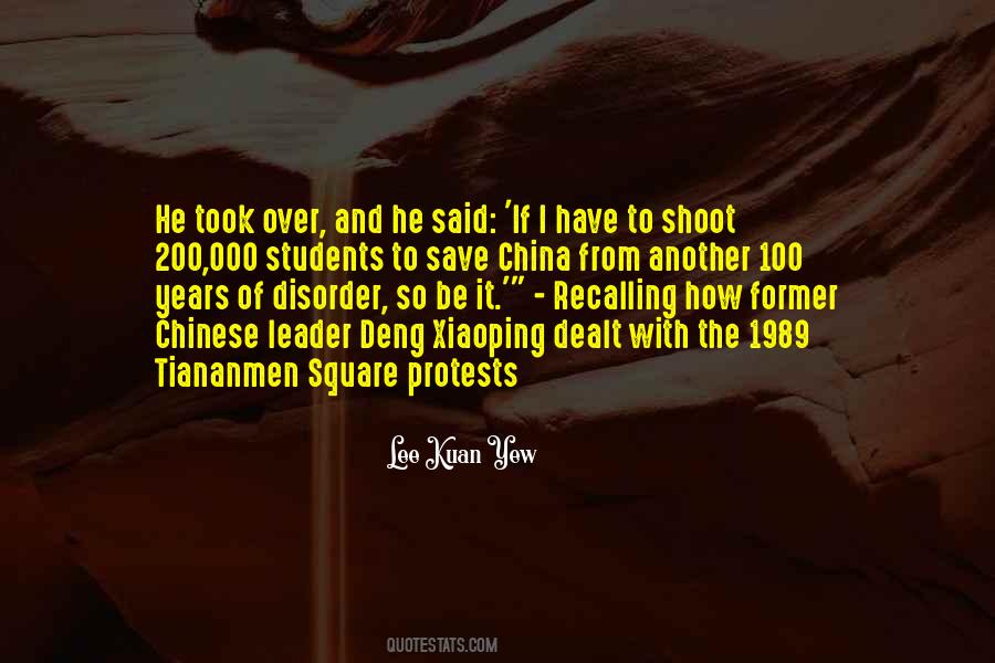 Kuan Yew Quotes #303826
