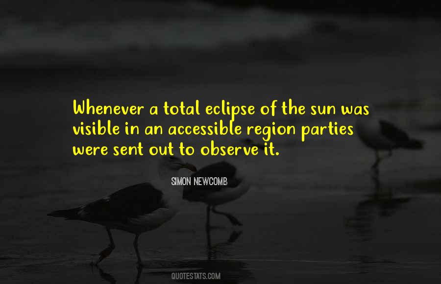 Quotes About Eclipse Of The Sun #140739