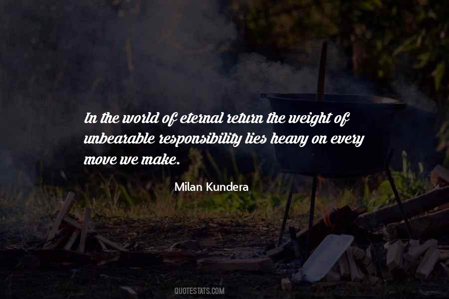 Kundera Unbearable Quotes #1478408