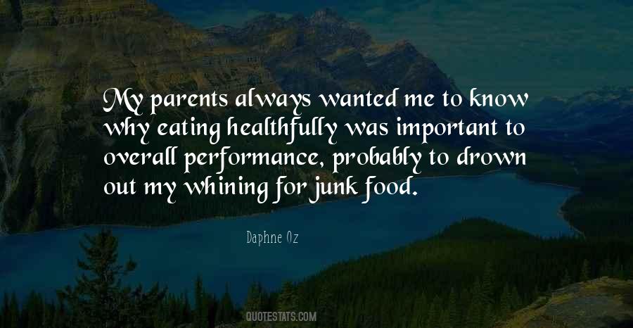 Quotes About Eating Junk Food #1624143