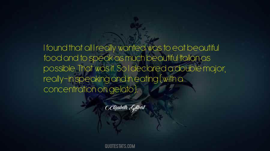 Quotes About Eating Italian Food #397747