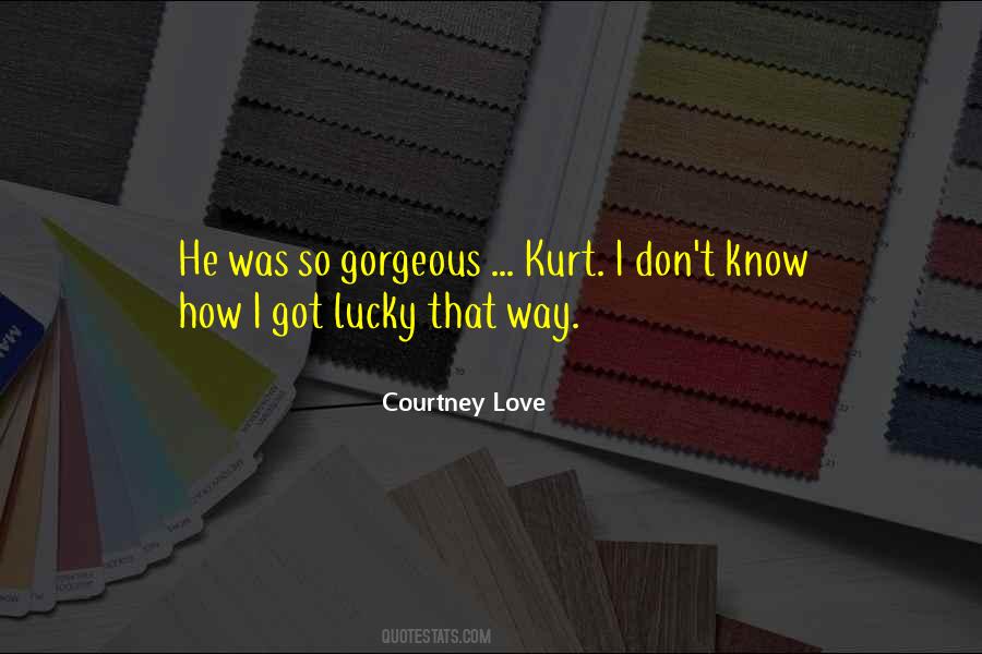 Kurt And Courtney Quotes #347481