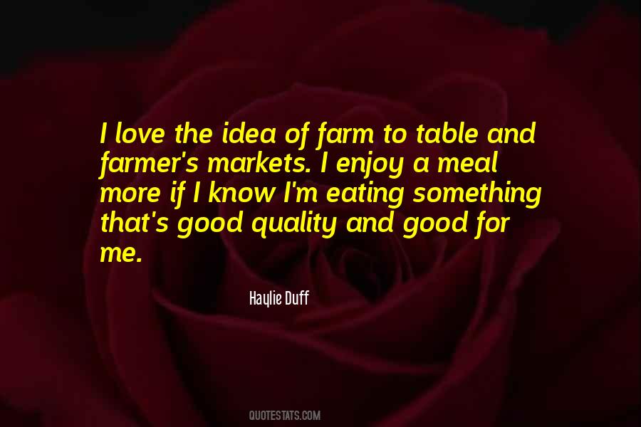 Quotes About Eating At The Table #1530170