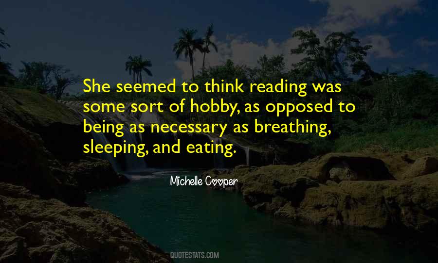 Quotes About Eating And Reading #100685