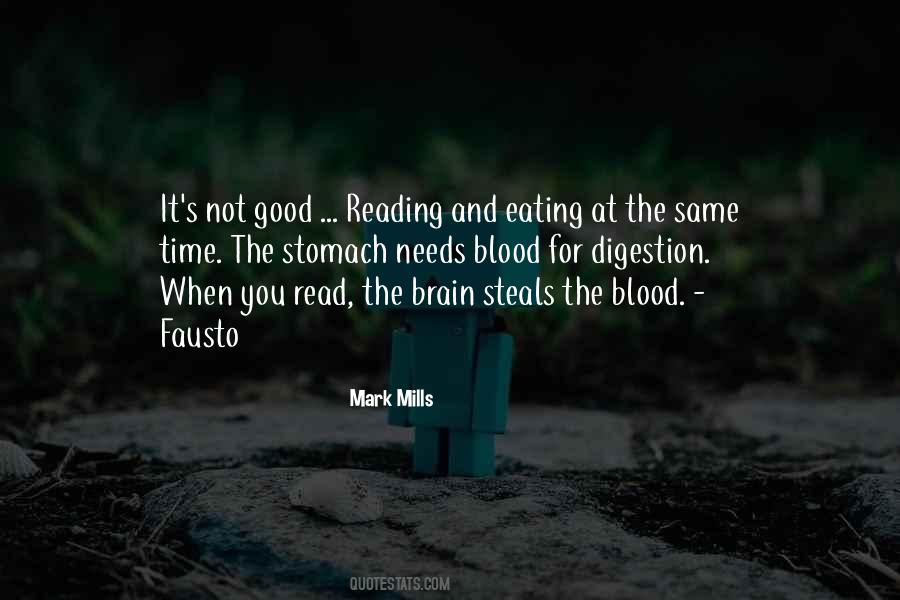 Quotes About Eating And Reading #1115118