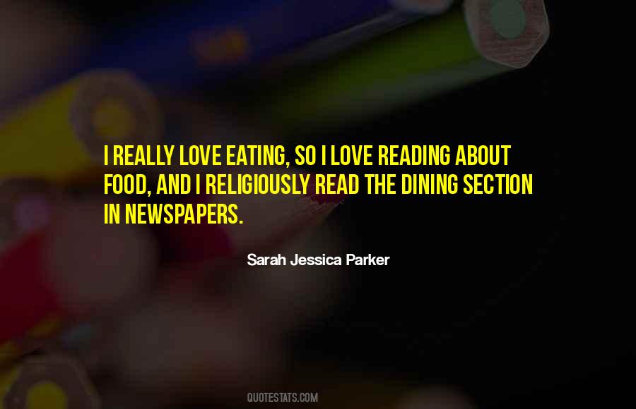 Quotes About Eating And Reading #700115