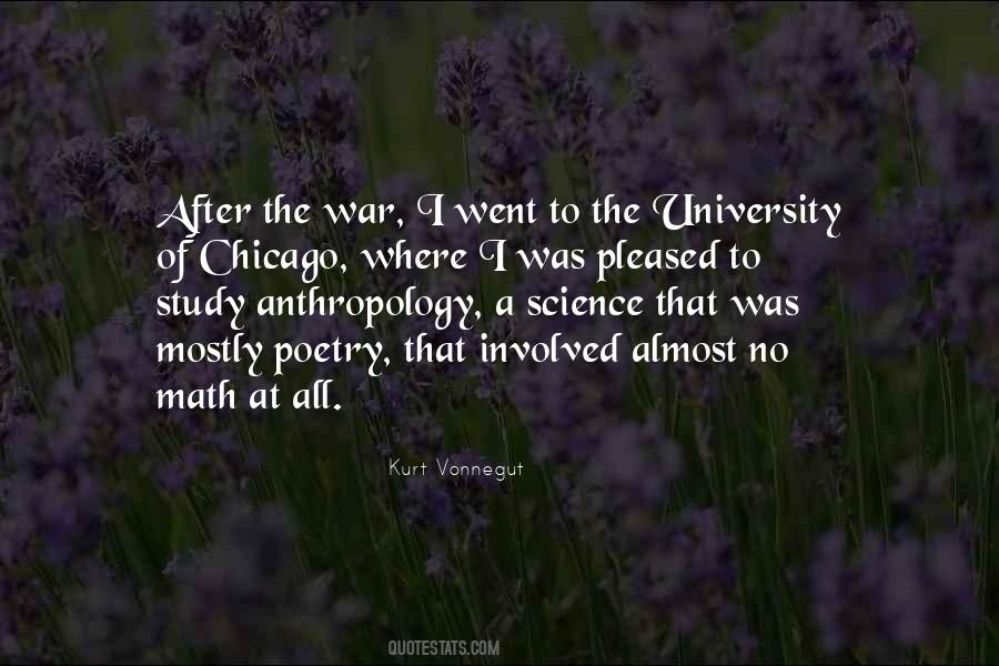 Kurt Vonnegut Anthropology Quotes #1822528