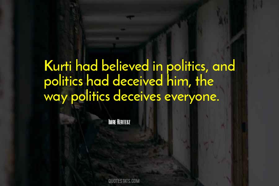 Kurti Quotes #1500205