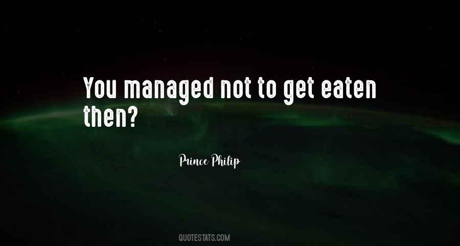 Quotes About Eaten #1306999