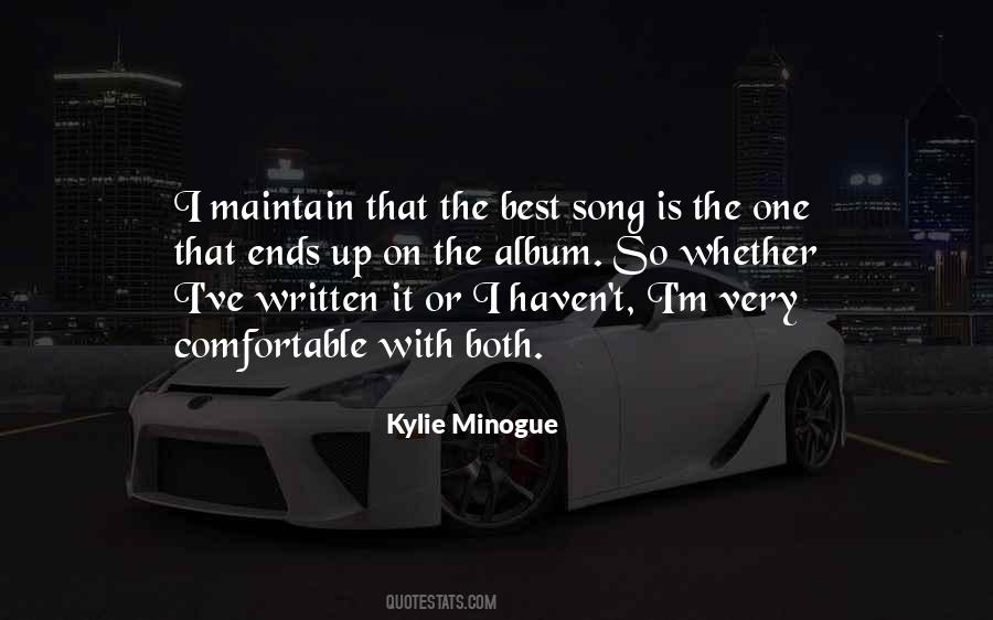 Kylie Minogue Song Quotes #651075