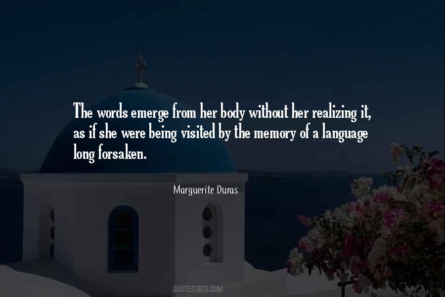 L'amant Marguerite Duras Quotes #283909