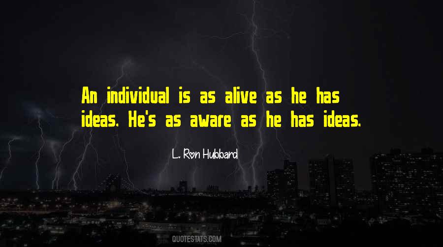 L'ron Hubbard Quotes #463703
