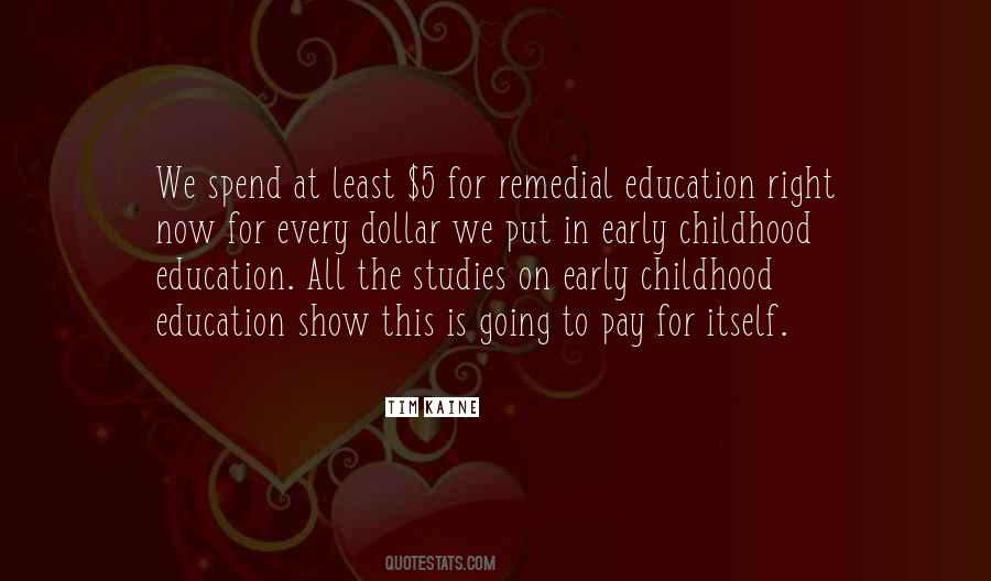 Quotes About Early Education #1225846