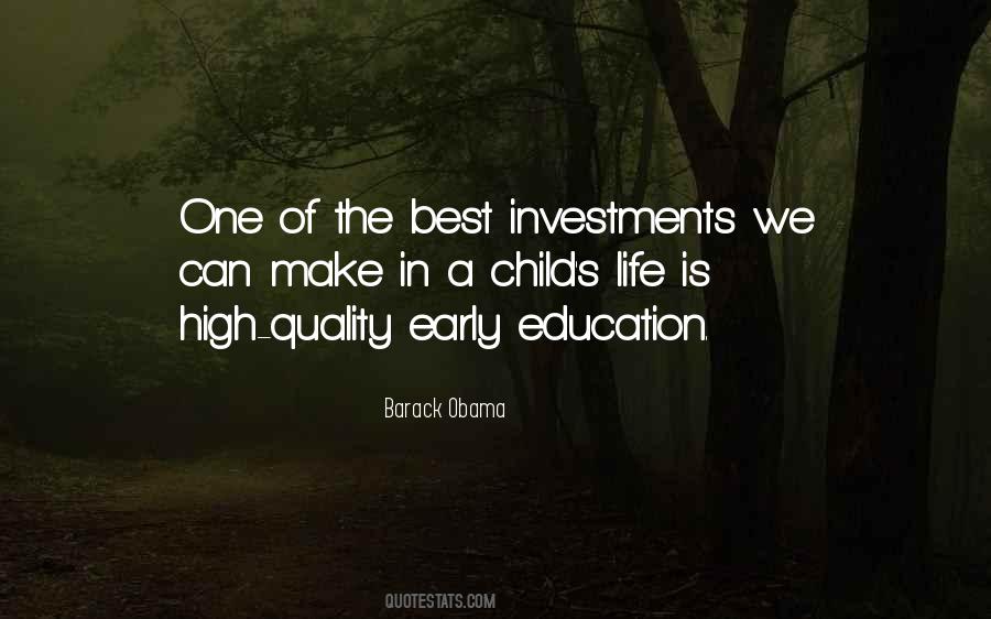 Quotes About Early Education #1260486