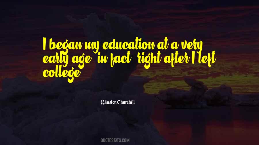 Quotes About Early Education #1577491