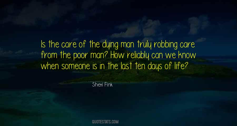 Quotes About Dying Man #1199426