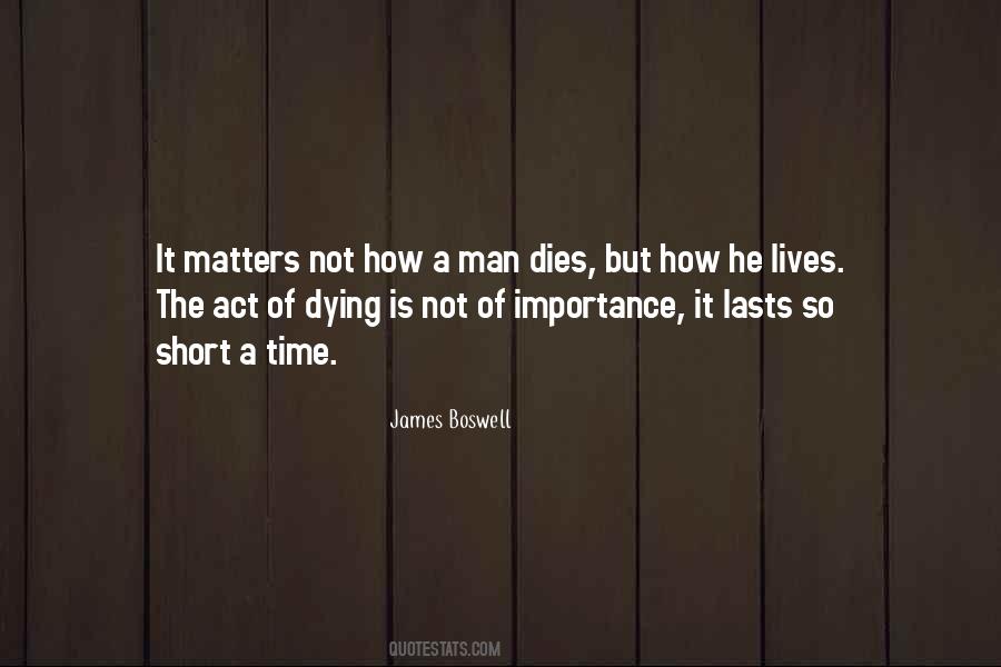 Quotes About Dying Man #326903