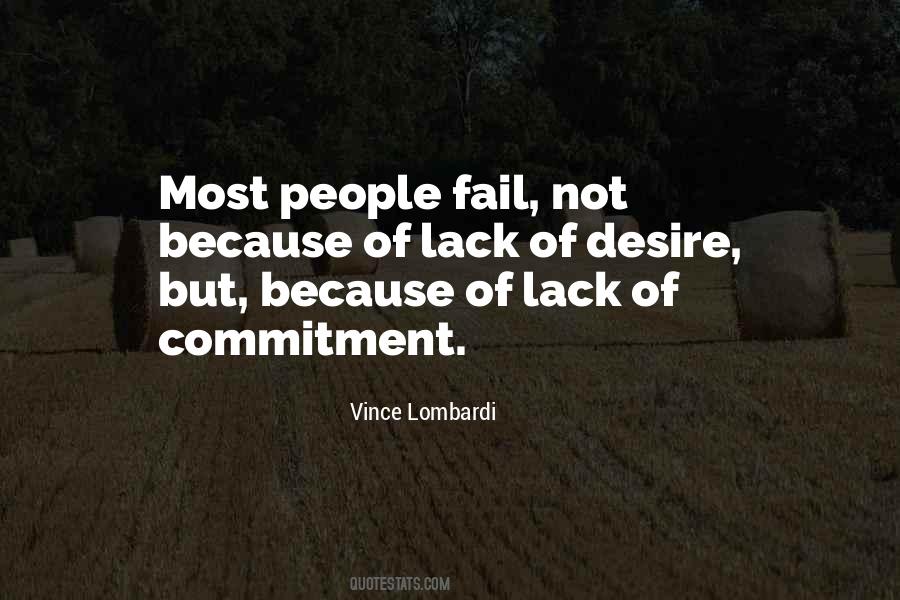 Lack Of Commitment Quotes #848849