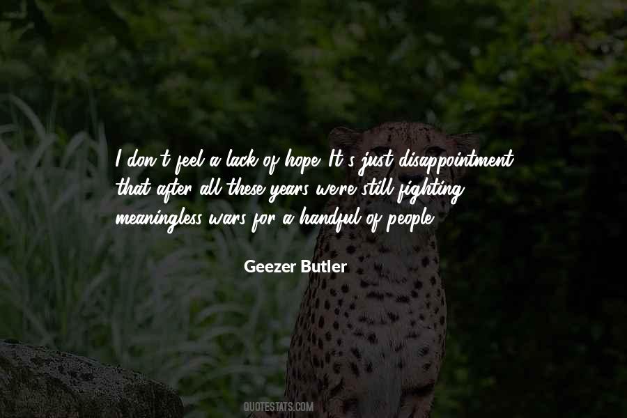 Lack Of Hope Quotes #778742