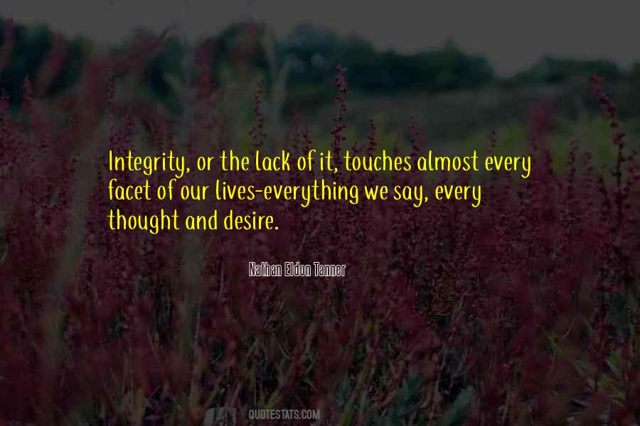 Lack Of Integrity Quotes #1588353