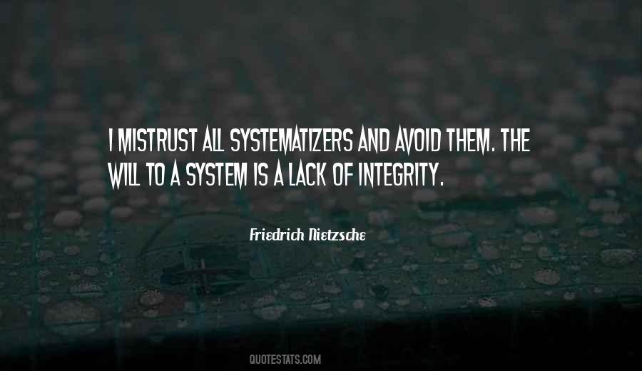Lack Of Integrity Quotes #1702638