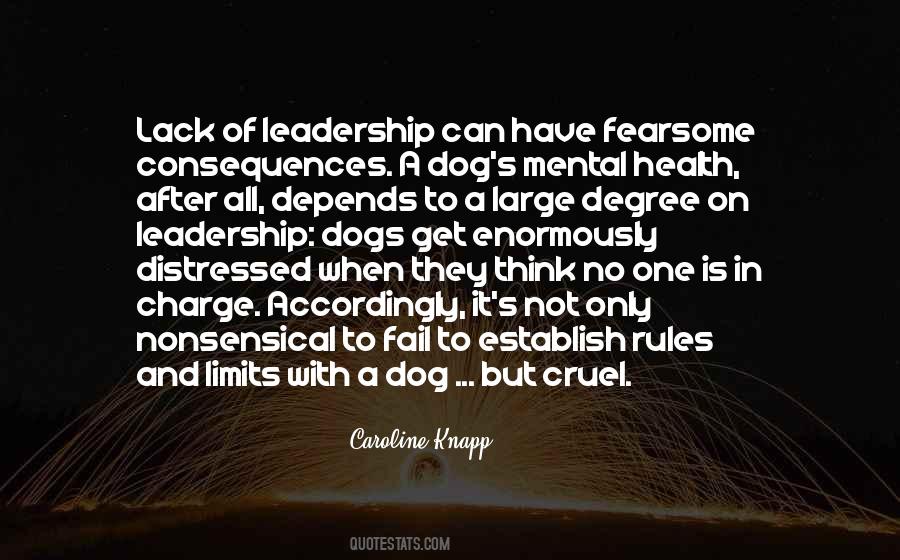 Lack Of Leadership Quotes #1574925