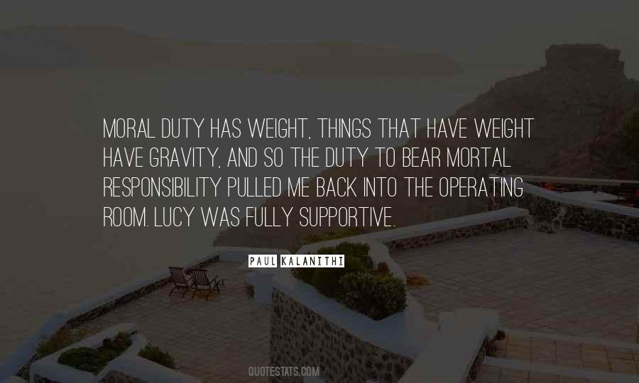 Quotes About Duty And Responsibility #1806164