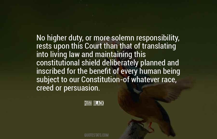 Quotes About Duty And Responsibility #416480