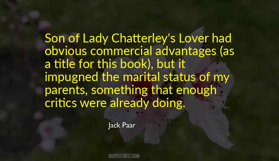 Lady Chatterley Quotes #268960