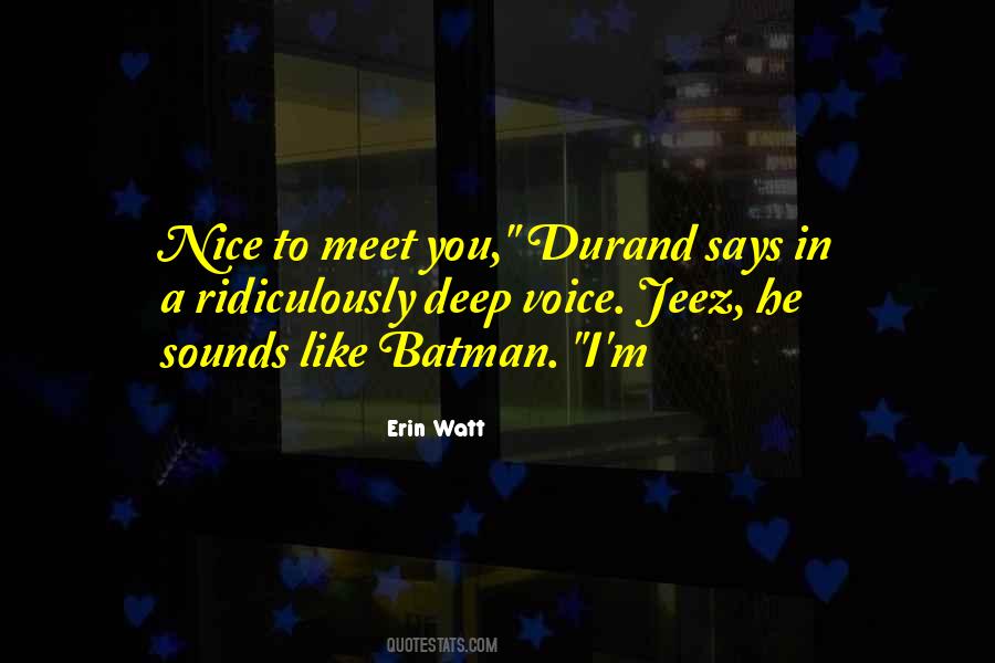 Quotes About Durand #175622