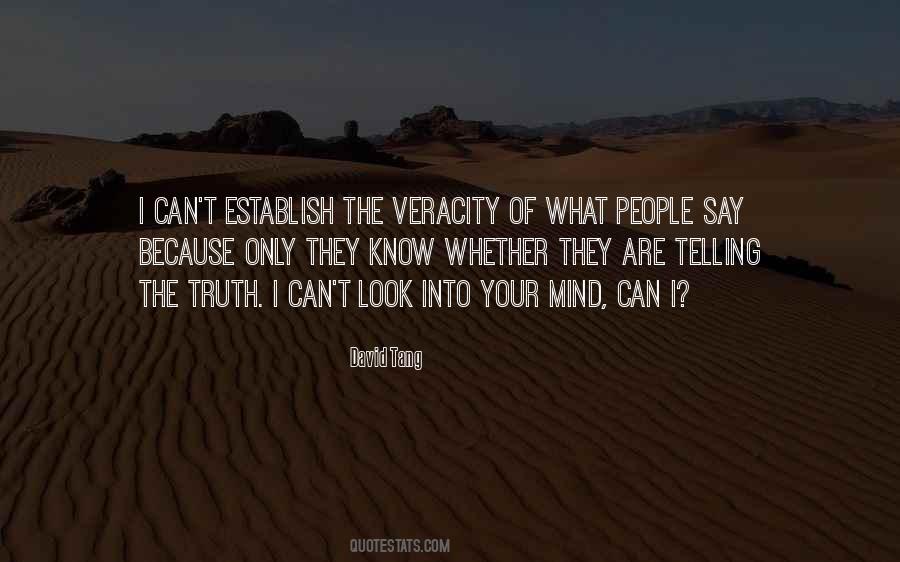 Quotes About Telling Truth #174966