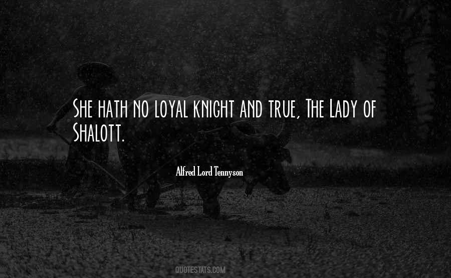 Lady Of Shalott Quotes #828759