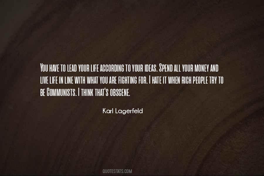 Lagerfeld Quotes #104507