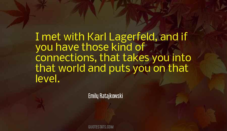 Lagerfeld Quotes #196402