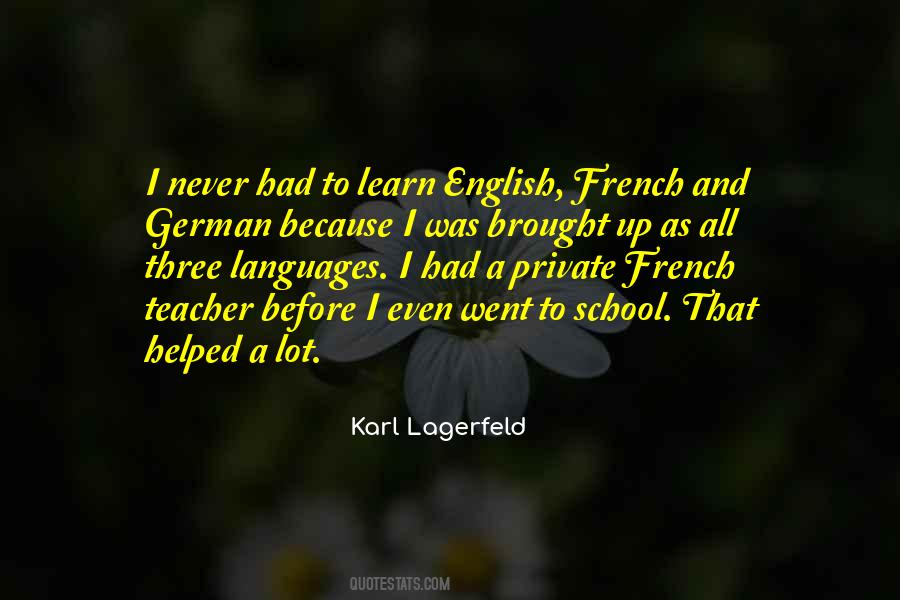 Lagerfeld Quotes #289026