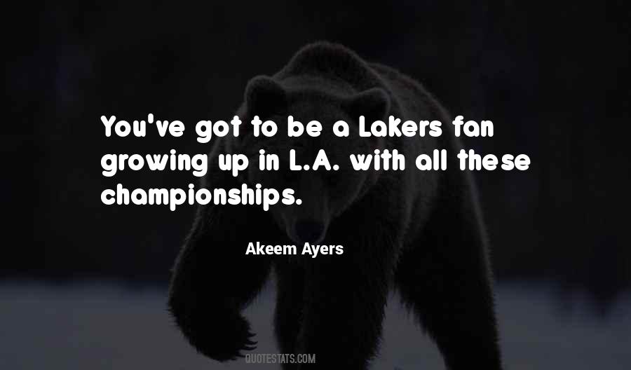 Lakers Fan Quotes #603597