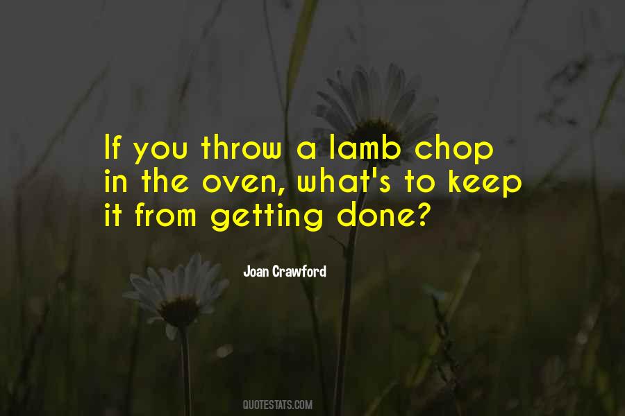 Lamb Chop Quotes #1325202